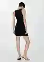 Vestido Orwell Negro Talla 24 Mujer Mango