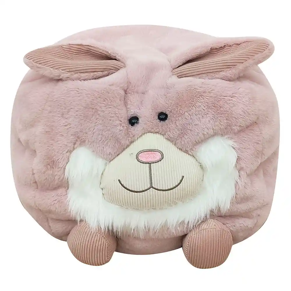M + Design Asiento Pouf Conejo Pink 30 X 40 X 40 Cm