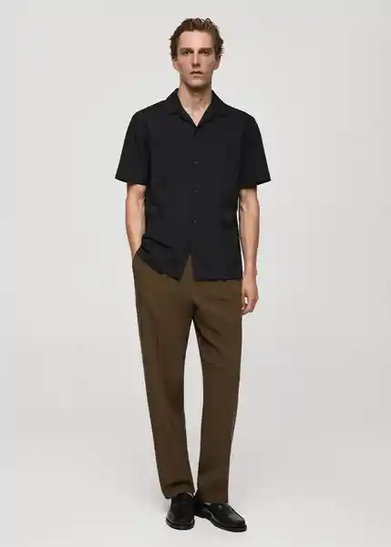 Polo Bonheur Negro Talla XS Hombre Mango