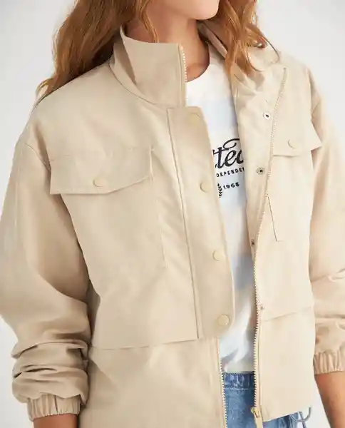 Chaqueta Beige Arena Claro Talla XS 629F202 Esprit