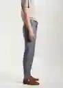 Pantalón Gisbert Ceniza Talla 40 Hombre Mango
