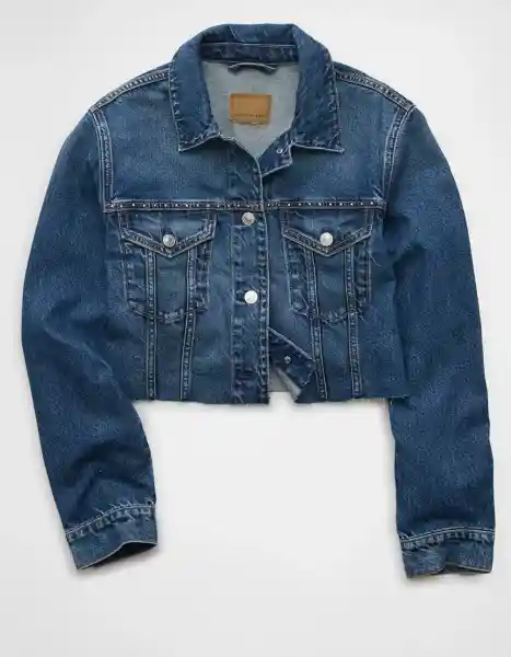 Chaqueta Mujer Azul Talla: SMALL 3664936 American Eagle