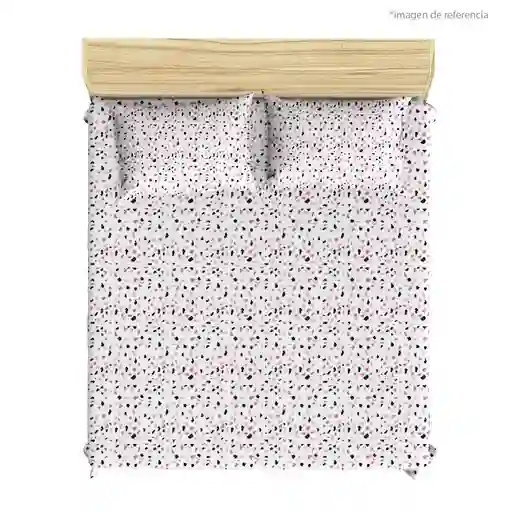 Semi/juego Cama Estamp Exito Queen (160 X 190 Cm) 0 Poliéster Coky