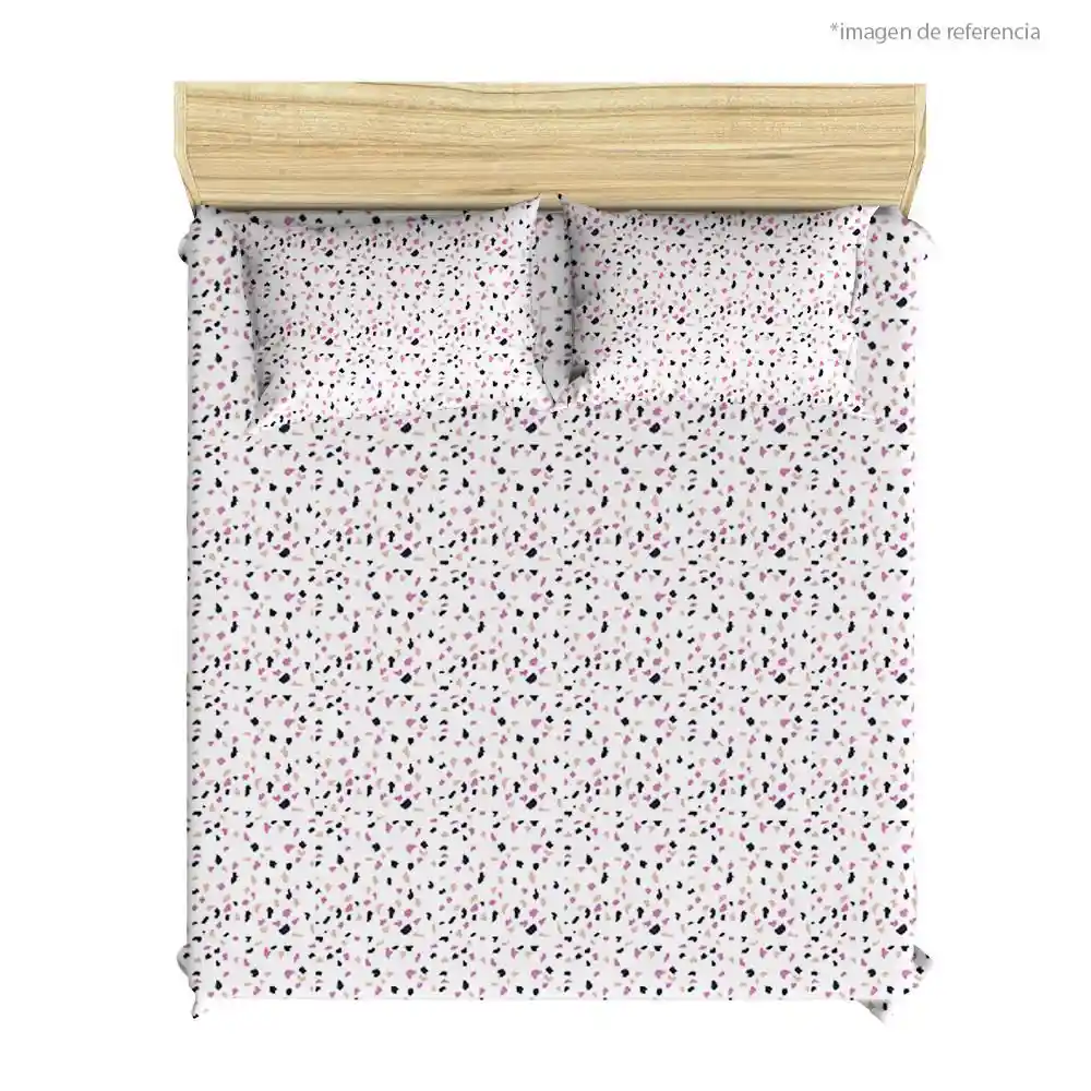 Semi/juego Cama Estamp Exito Queen (160 X 190 Cm) 0 Poliéster Coky