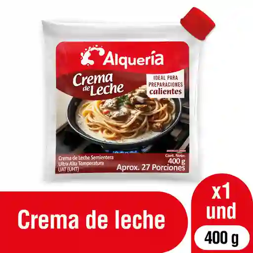 Alqueria Crema Leche Semientera Uat