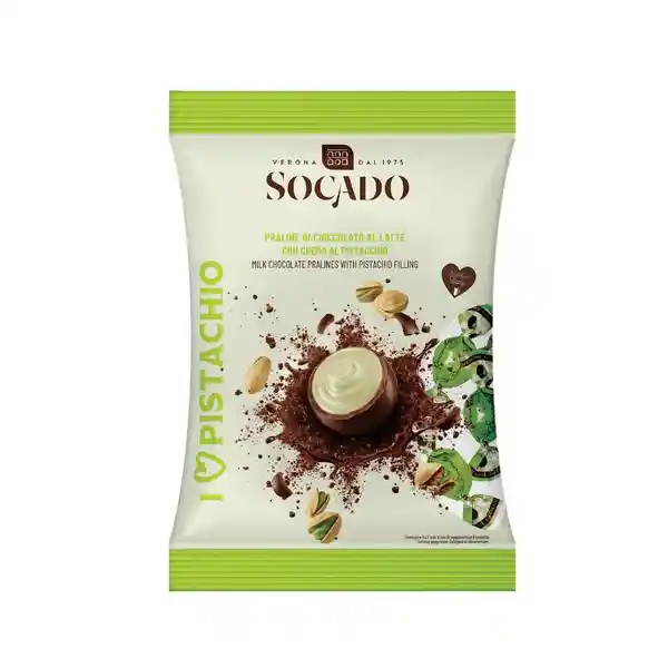 Socado Chocolate Relleno Pistacho