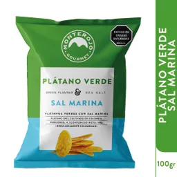 Platano Verde Sal Marina 100gr MonteRojo Gourmet 