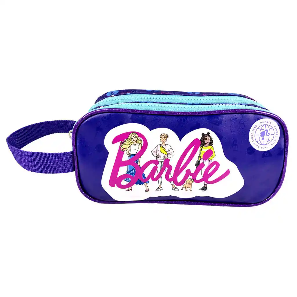 Cartuchera Premium 2 Bolsillos Barbie Global Icon