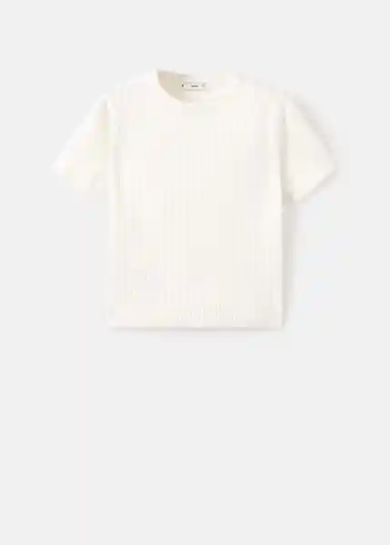 Saco Jersey Marine Crudo Talla M Mujer Mango