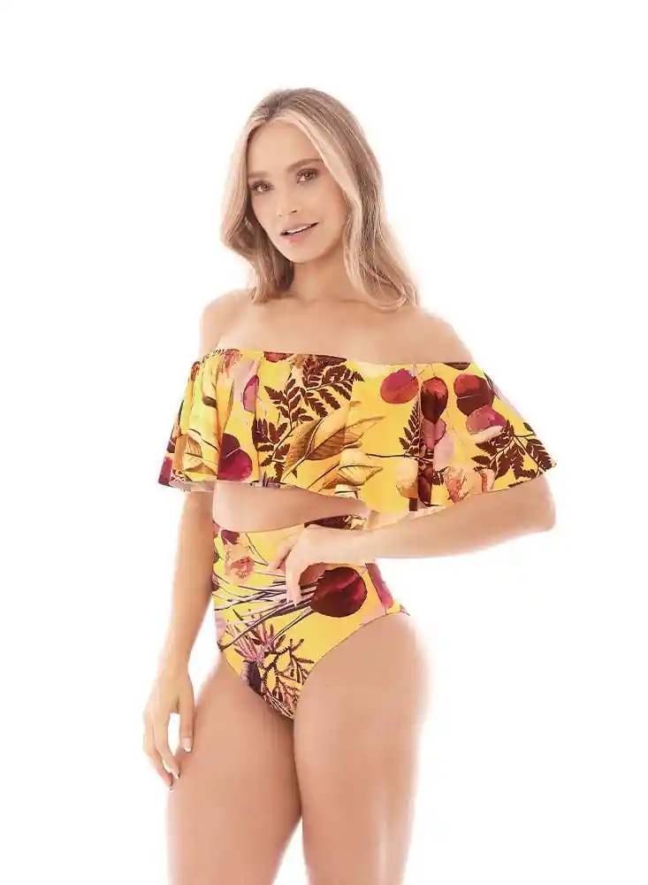 Top de Baño Mujer L-estampado