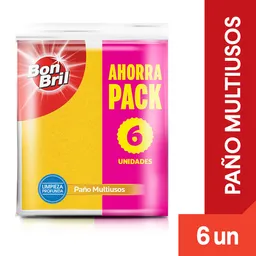 Paño Multiusos Bon Bril Ahorrapack 6 und