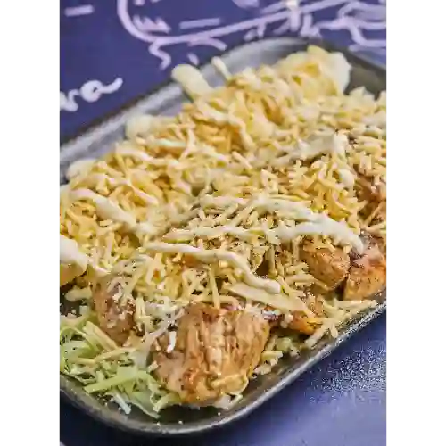Promo chuzo desgranado de pollo
