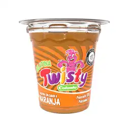 Gelatina Twisty Naranja x 120 g