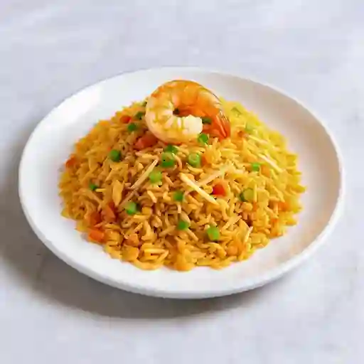 Arroz pollo y camaron