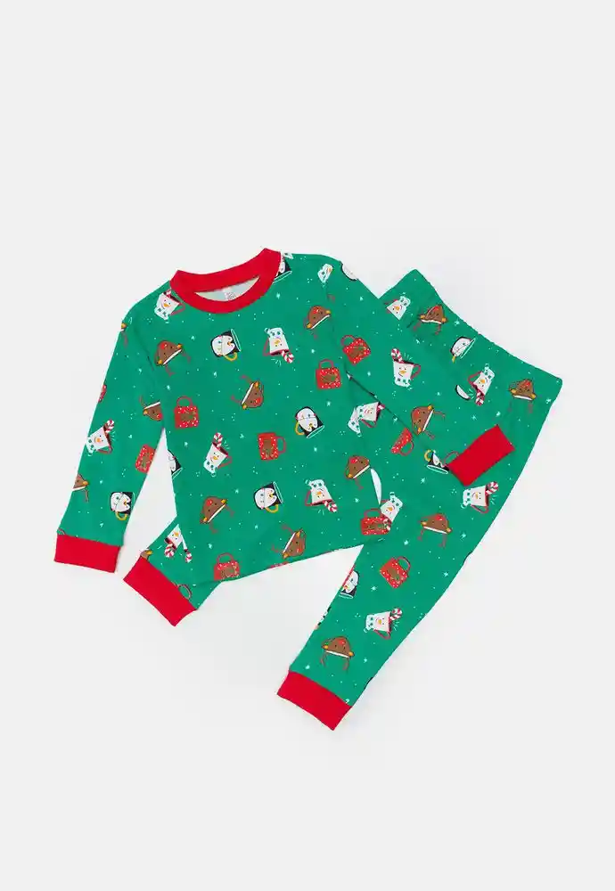 Pijama Dos Piezas 12/18mese-estamp 2