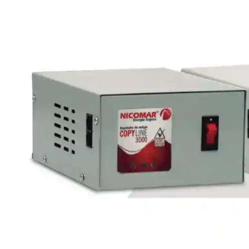 Nicomar Regulador Voltaje Copyline 3000 90/140vac