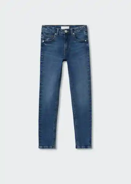 Jeans Skinny3 Tejano Oscuro Talla 06 Niñas Mango