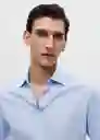 Camisa Emérito Celeste Talla L Hombre Mango