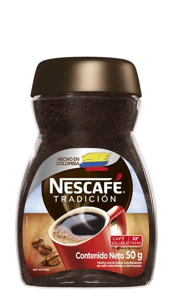 Café instantáneo NESCAFÉ Tradición x 50g