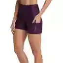 Leggings Corto Wine Noir Mujer Morado-m
