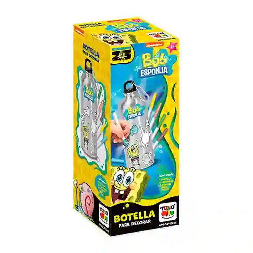 Bob Esponja Botella Para Decorar