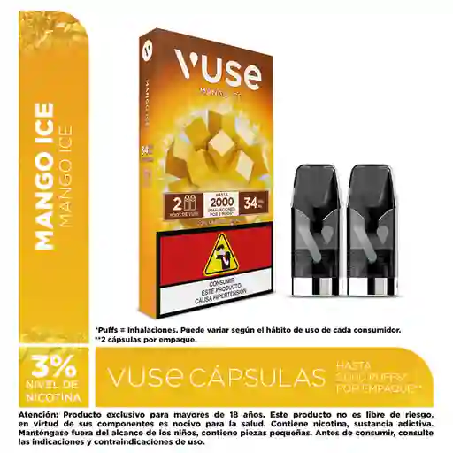 Vuse Cápsula Mango Ice 34 mg