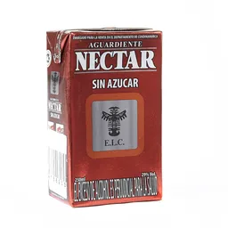 Aguardiente Nectar Rojo Sin Azucar 250 ml
