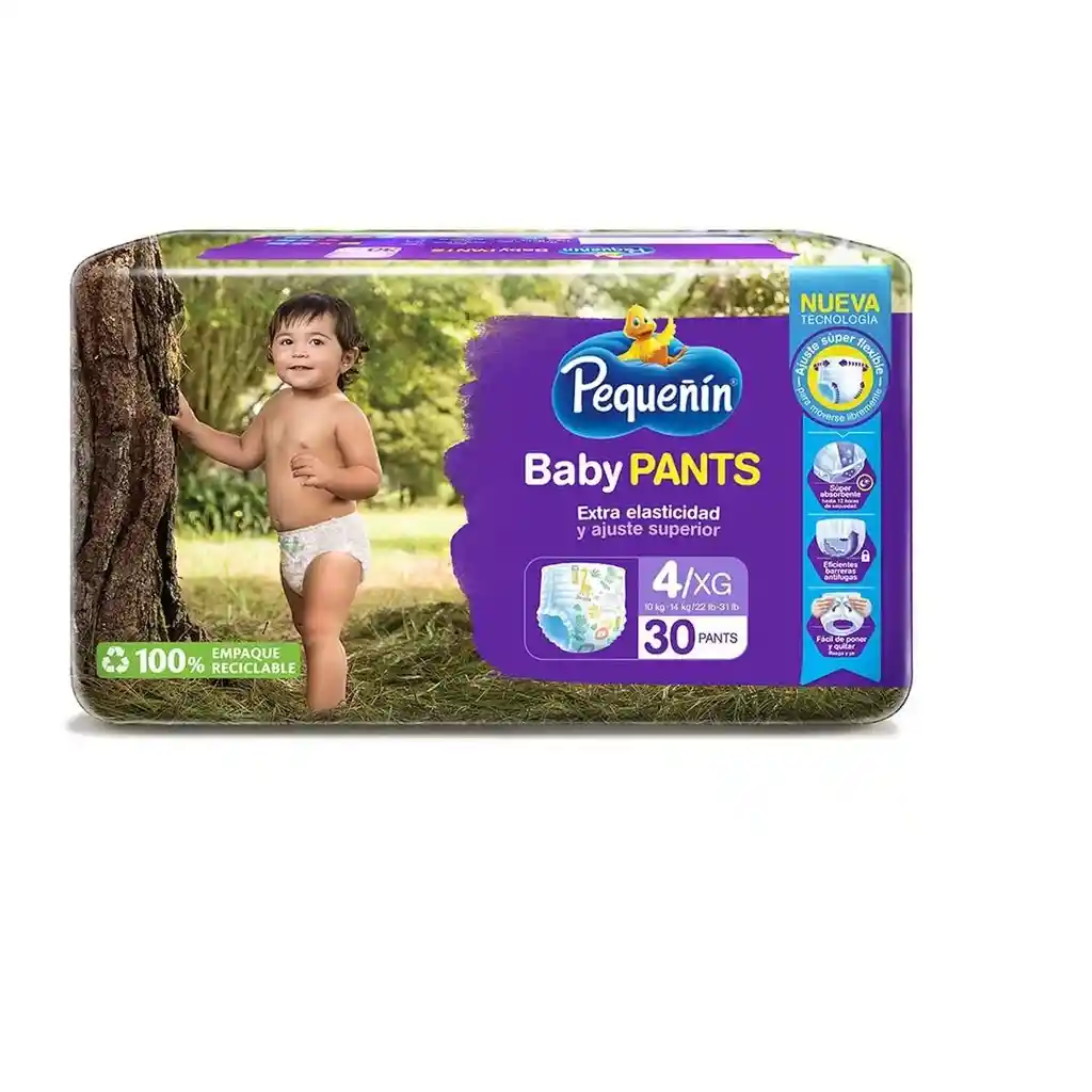 Pequeñin Pañal Baby Pants Etapa 4