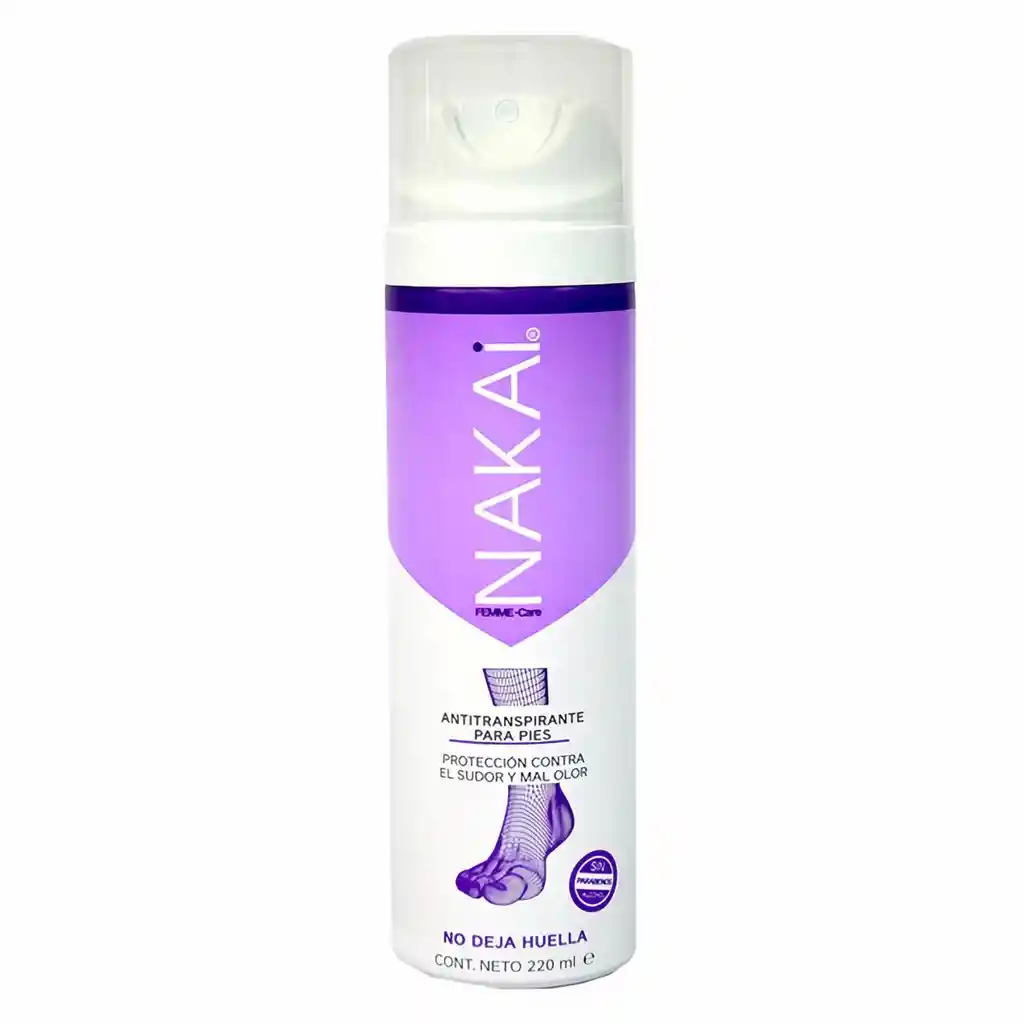 Nakai Desodorante Aerosol Para Pies