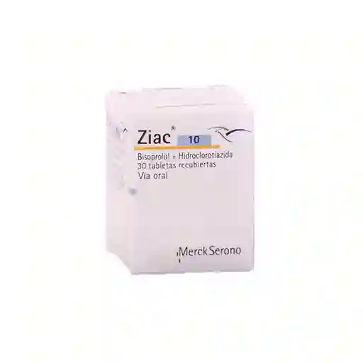 Ziac Merck 10 Mg 30 Tabletas A Pae