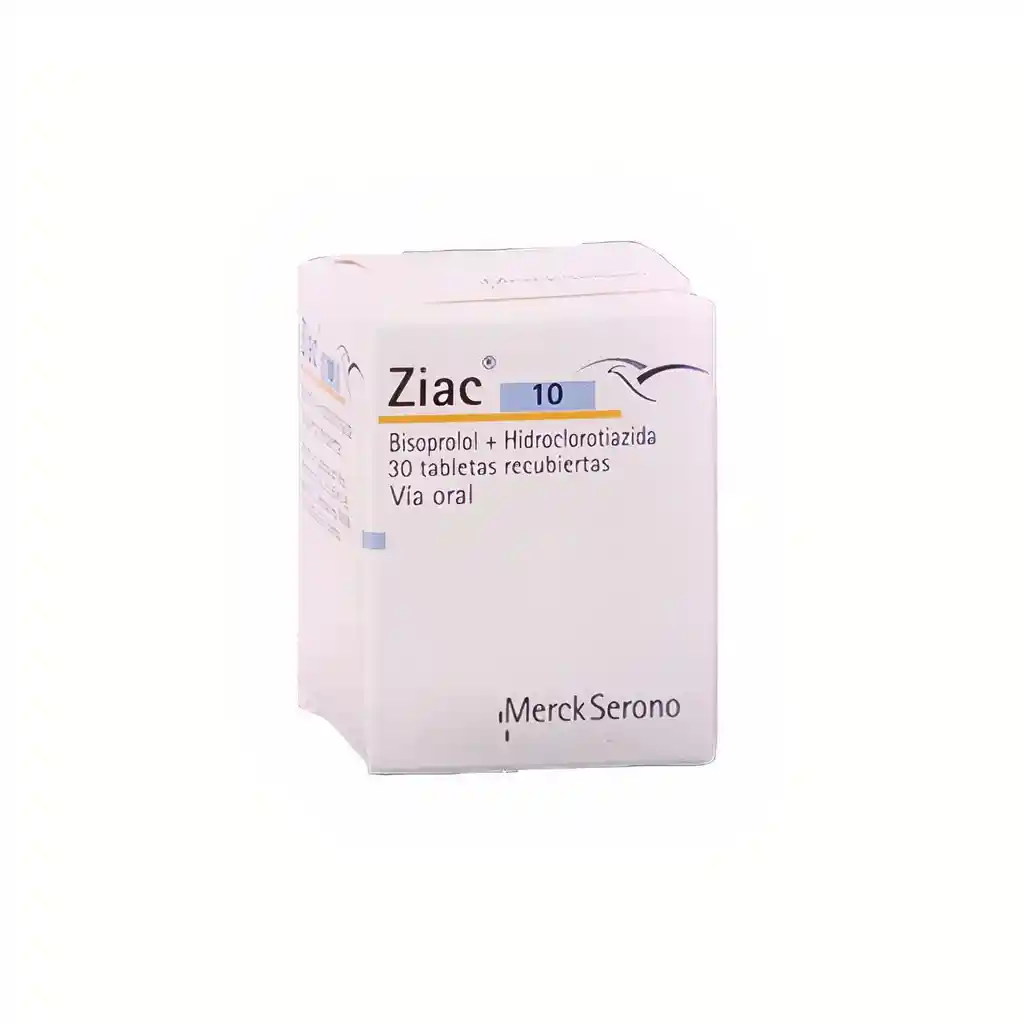 Ziac Merck 10 Mg 30 Tabletas A Pae