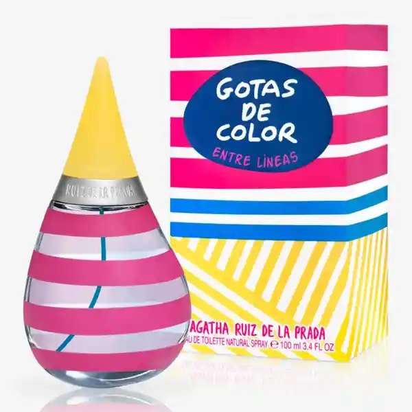 Perfume Agatha Ruiz De La Prada Gotas De Color Entre Lineas Edt 100ml For Women