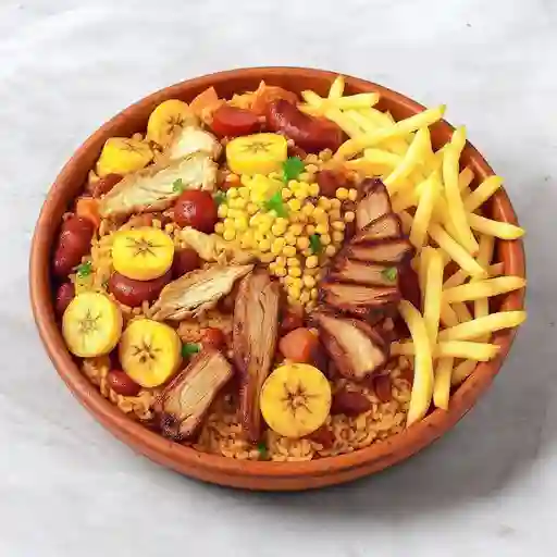Arroz paisa wok para 6 personas