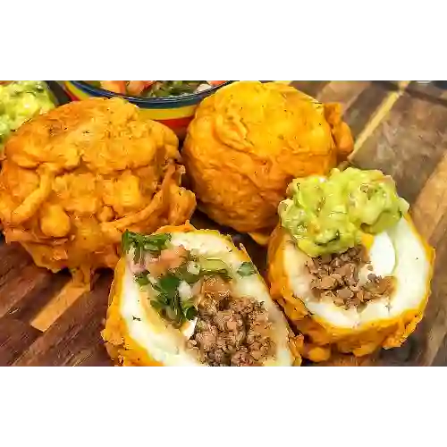 Papa Rellena (carne)