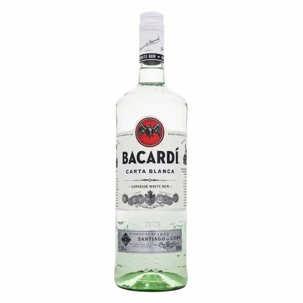 Bacardi Ron Carta Blanca Botella
