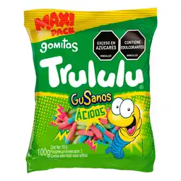 Trululu Goma Gusanos Ácidos Frutal