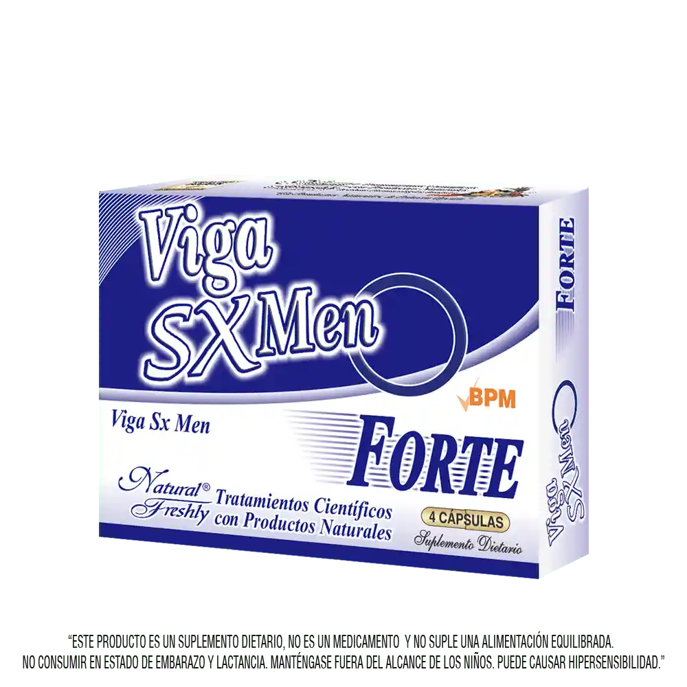 Natural Freshly Viga Men Forte Suplemento Dietario Oral