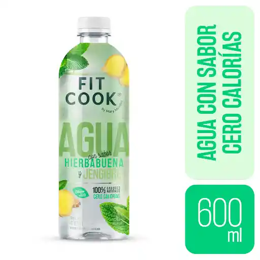 Fitcook Agua Skinny Hierbabuena y Jengibre