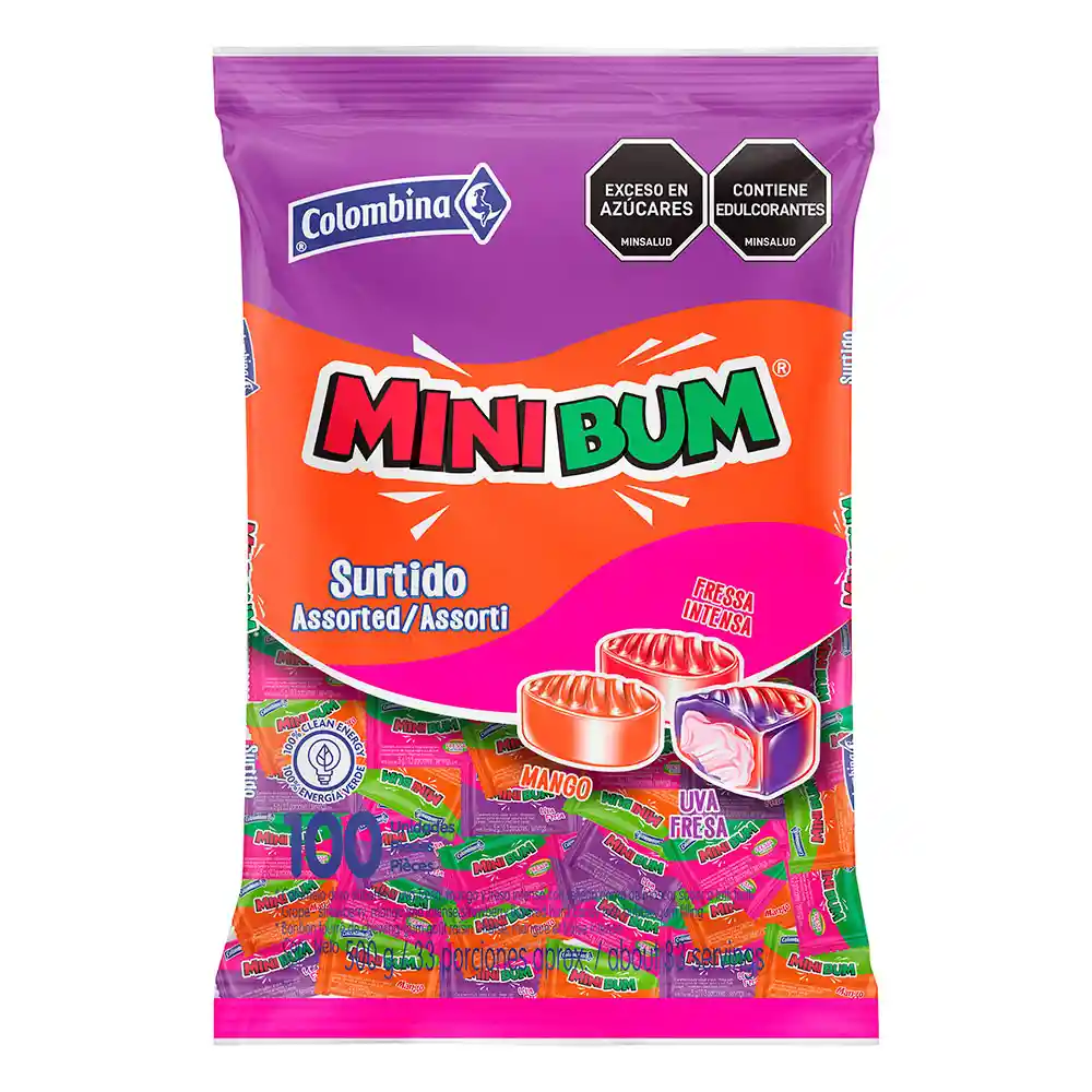 Mini Bum Caramelo Duro Surtido