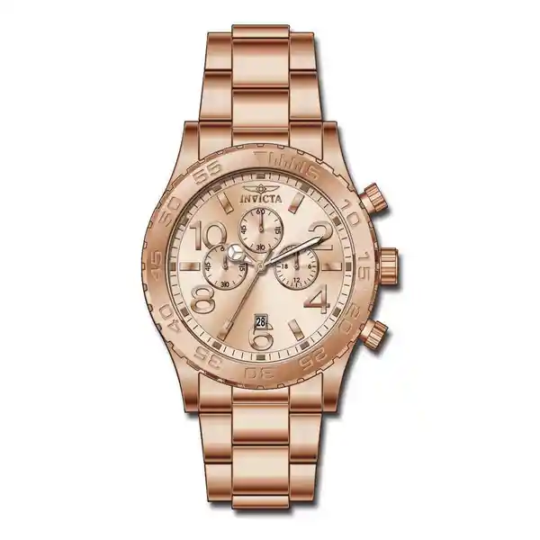 Invicta Reloj Hombre Oro Rosa 1271J