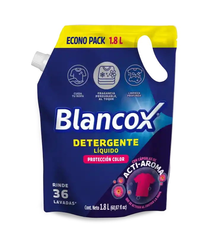 Blancox Detergente Líquido Antibacterial Ropa De Color