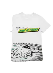 Camiseta Manga Corta Color Blanco T. 10