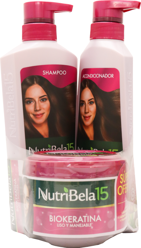 Nutribela 15 Set Shampoo + Crema Bio Keratina 3 und