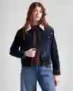 Chaqueta Mujer Azul Talla M 329G005_AZU174429 Americanino