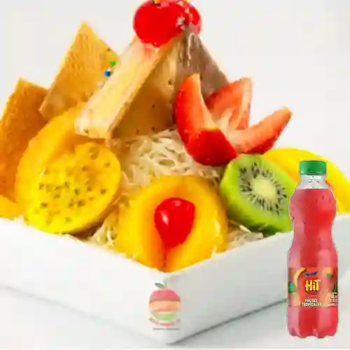 Combo Ensalada Super Especial + Hit Tropical 400Ml