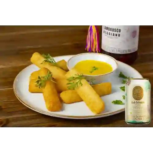 Combo Yucas Andinas + Club Colombia Dorada 330ml