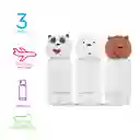 Set Botellas Viaje Silicona we Bare Bears Collection 5.0 Miniso