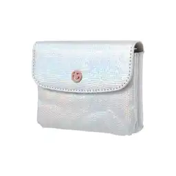 Monedero Brillante Plata Serie Miniso