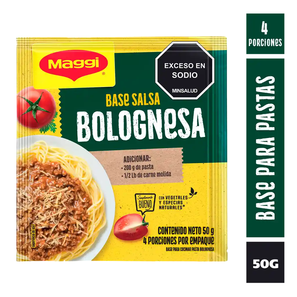 Salsa MAGGI para pasta Bolognesa x 50g