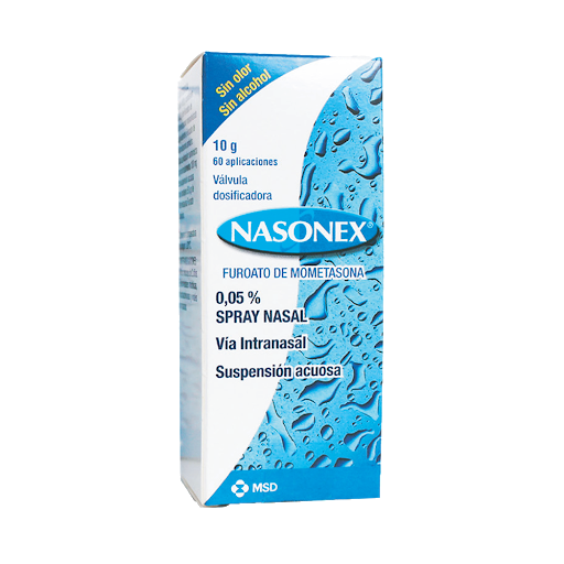 Nasonex Mometason 0.05% Msd Frasco X 60 Dosis